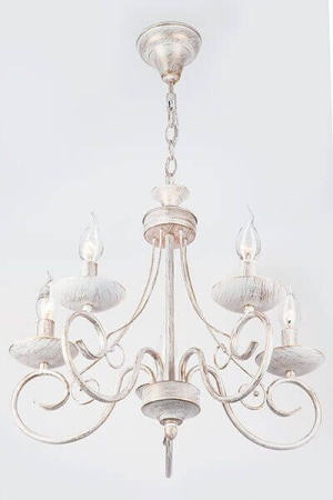 картинка Подвесная люстра 22404/5 белый с золотом от магазина BTSvet