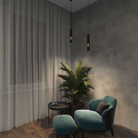 картинка Подвесной светильник Aero DK4045-BK от магазина BTSvet