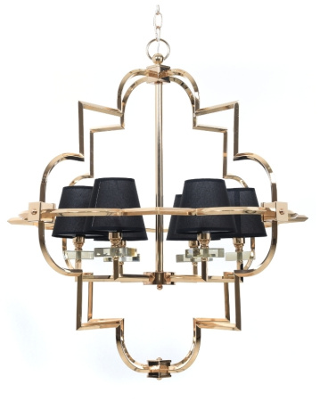 картинка Подвесная люстра LDP 8020-6 GD+BK от магазина BTSvet