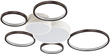 Потолочная люстра светодиодная диммируемая с пультом Norbert 5254/99CL