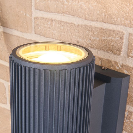 картинка Настенный светильник уличный 1403 TECHNO серый от магазина BTSvet