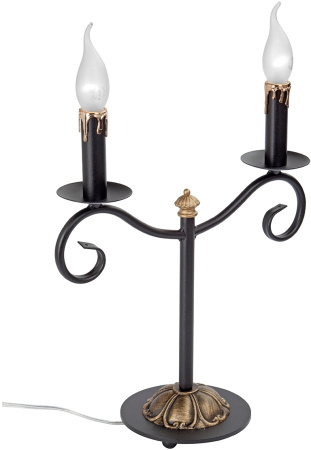 Интерьерная настольная лампа ковка V1039/2L