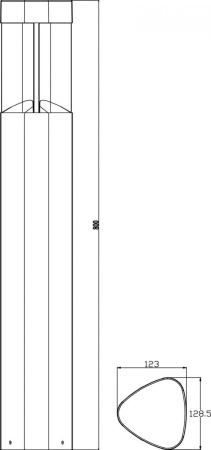 картинка Наземный светильник Trila 730365 от магазина BTSvet
