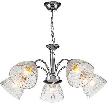Подвесная люстра Freesia 658/5PL E27*40W Chrome