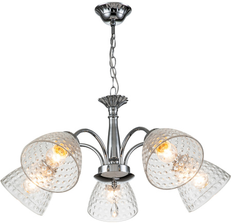 Подвесная люстра Freesia 658/5PL E27*40W Chrome
