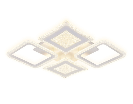 картинка Потолочная люстра светодиодная с пультом регулировкой яркости и цветовой температуры ночным режимом Acrylica Original FA430 от магазина BTSvet