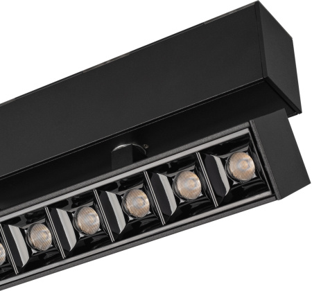 Трековый светильник светодиодный MAG-LASER-FOLD-45-S160-6W Warm3000 (BK, 15 deg, 24V) (Arlight, IP20 Металл, 3 года) 026970