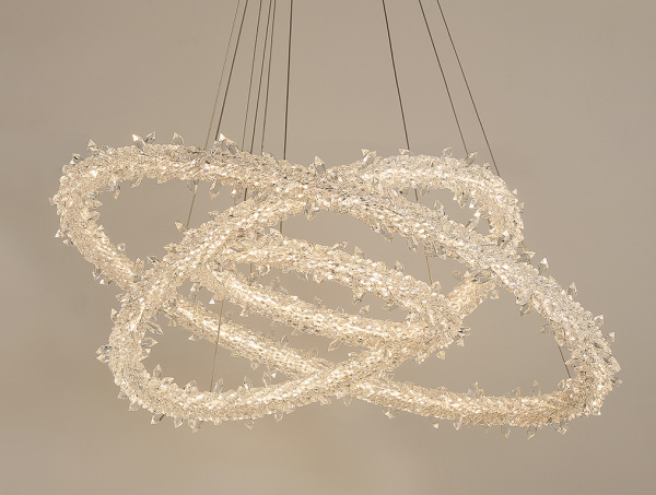 Подвесной светильник хрустальный светодиодный 8283/S