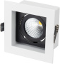 картинка Светильник встраиваемый LED CL-KARDAN-S102x102-9W Warm (WH-BK, 38 deg) (Arlight, IP20 Металл, 3 года) 024126 от магазина BTSvet