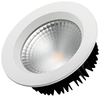 Светодиодный Светильник встраиваемый LED LTD-145WH-FROST-16W Warm White 110deg (Arlight, IP44 Металл, 3 года) 021068