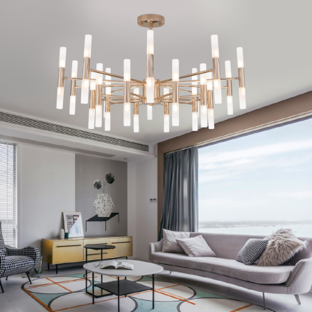 картинка Потолочная люстра светодиодная с управлением смартфоном Bastone 351 от магазина BTSvet