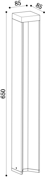 картинка Наземный светильник уличный Essen O596FL-L9B4K1 от магазина BTSvet