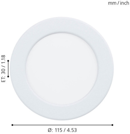 картинка Встраиваемый светильник светодиодный Fueva 5 99191 от магазина BTSvet