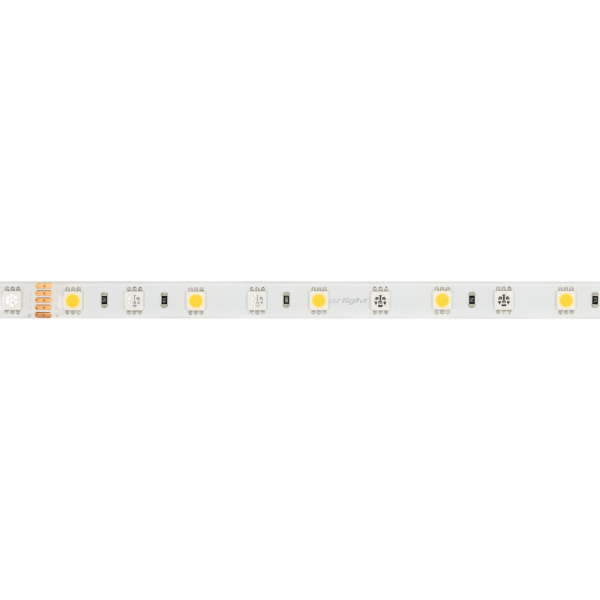 картинка Светодиодная лента RTW-SE-B60-10mm 24V RGBW-White (14.4 W/m, IP65, 5060, 5m) (Arlight, Открытый) 034184 от магазина BTSvet