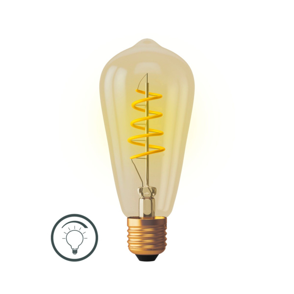 картинка Лампочка светодиодная 2000K 300Lm E27x4W Loft LED 7077 от магазина BTSvet