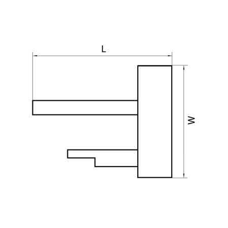 картинка Заглушка концевая однофазная Barra 502167 от магазина BTSvet