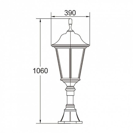 картинка Наземный фонарь 79824 Bl от магазина BTSvet