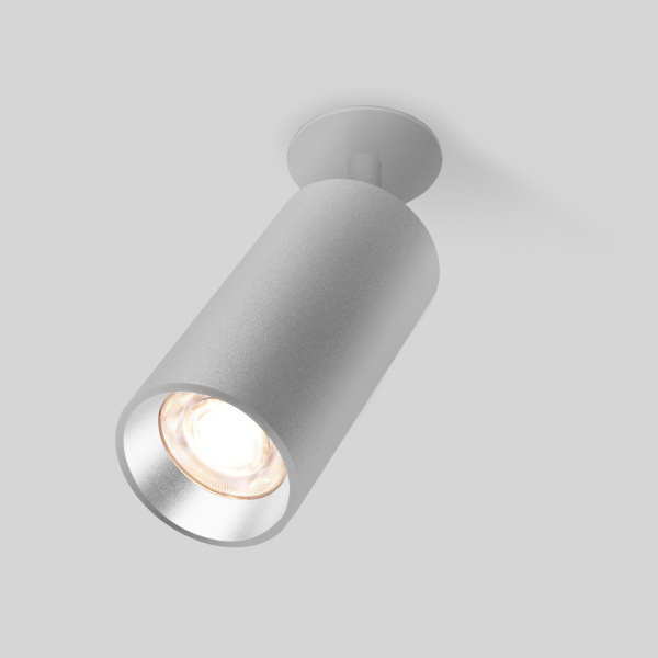 Точечный светильник встраиваемый Diffe серебряный 15W 4200K 25066/LED