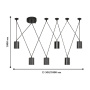 картинка Каскадный подвесной светильник Actuel 1441-6P от магазина BTSvet