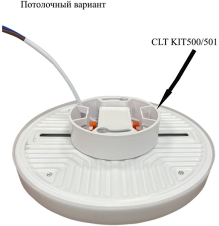 картинка Встраиваемый светильник светодиодный CLT 500C120 WH 3000K от магазина BTSvet