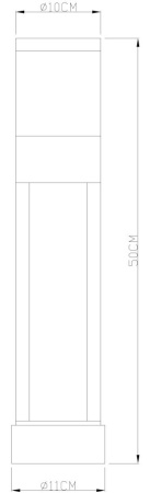 картинка Наземный светильник Nexa 34012 от магазина BTSvet