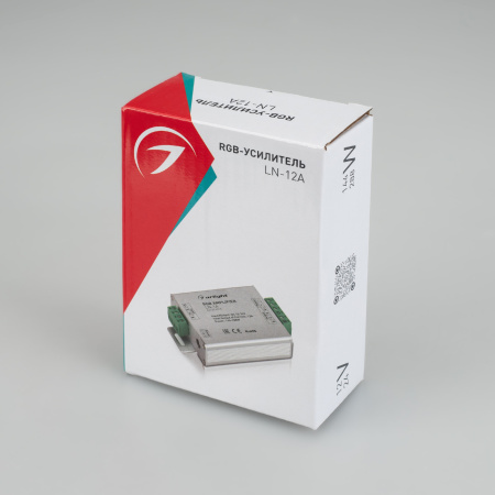картинка RGB-усилитель LN-12A (12-24V, 144-288W) (Arlight, IP20 Металл, 1 год) 016919 от магазина BTSvet