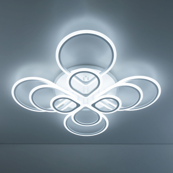 картинка Потолочная люстра светодиодная с управлением голосом и смартфоном с пультом регулировкой цветовой температуры и яркости Транай CL235A200E RGB от магазина BTSvet