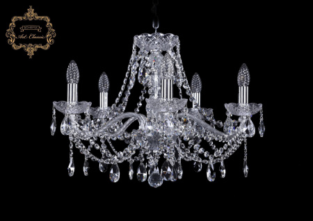Хрустальная подвесная люстра 11.21.5.200.Cr.Sp