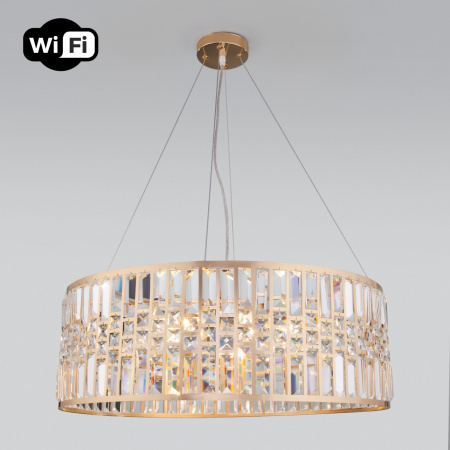 Подвесная люстра хрустальная с управлением смартфоном Lory 10125/8