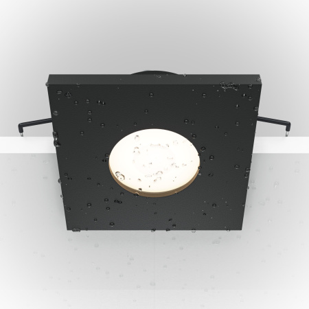 картинка Встраиваемый светильник Stark DL083-01-GU10-SQ-B от магазина BTSvet