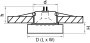 картинка Встраиваемый светильник LEI l 006114 от магазина BTSvet