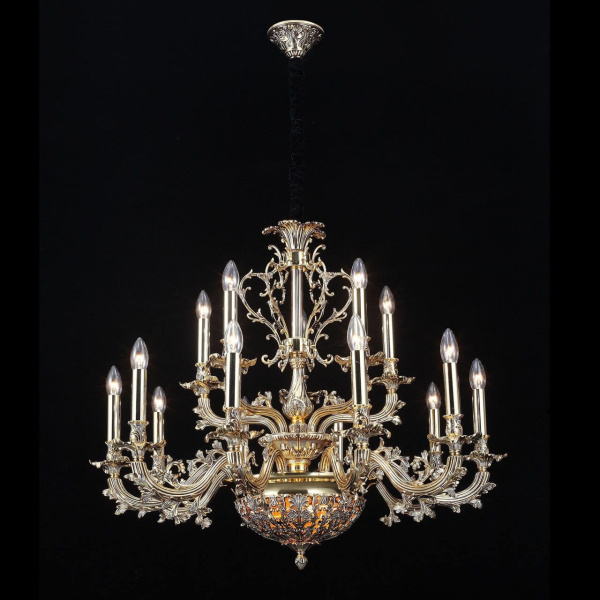 картинка Большая люстра FIRENZE 1780.15.3 antique gold от магазина BTSvet