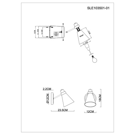 картинка Бра Biane SLE103501-01 от магазина BTSvet
