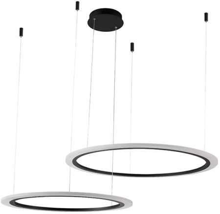 Подвесной светильник MANZANA SP53W LED D600+800 BLACK