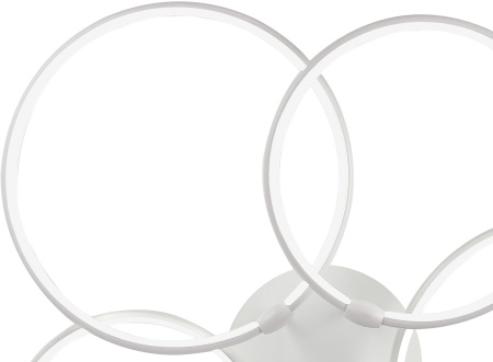 картинка Потолочная люстра светодиодная с управлением смартфоном и пультом регулировкой цветовой температурой и яркости ночным режимом и таймером HIGH-TECH LED LAMPS 82036 от магазина BTSvet