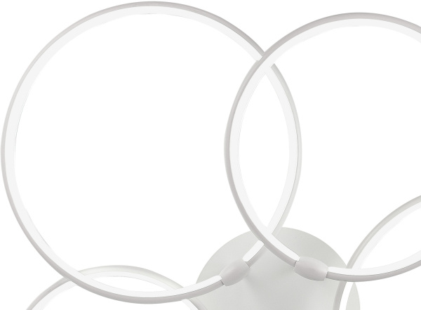 картинка Потолочная люстра светодиодная с управлением смартфоном и пультом регулировкой цветовой температурой и яркости ночным режимом и таймером HIGH-TECH LED LAMPS 82036 от магазина BTSvet