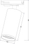 картинка Трековый светильник Track lamps TR020-1-GU10-W от магазина BTSvet