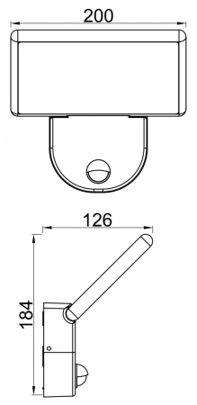 картинка Настенный светильник уличный Alkes 731139 от магазина BTSvet