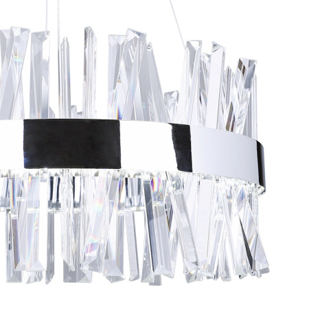 картинка Подвесная люстра хрустальная светодиодная с пультом и управлением смартфоном регулировка цветовой температуры и яркости ночной режим и таймер INNOVATION STYLE 83048 от магазина BTSvet