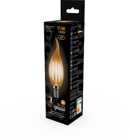 картинка Лампочка светодиодная филаментная 104801111 от магазина BTSvet