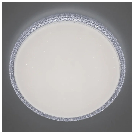 картинка Потолочная люстра светодиодная диммируемая с пультом и управлением смартфоном регулировка цветовой температуры и яркости Альпина CL718A80G RGB от магазина BTSvet