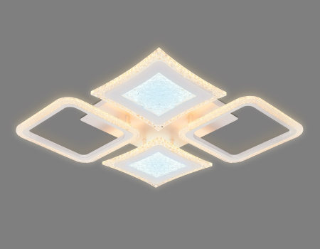 картинка Потолочная люстра светодиодная с пультом регулировкой яркости и цветовой температуры ночным режимом Acrylica Original FA430 от магазина BTSvet