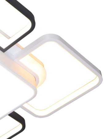 картинка Потолочная люстра светодиодная с пультом и возможностью управления смартфоном, регулировка яркости и цветовой температуры, ночной режим и таймер 81038/8C от магазина BTSvet