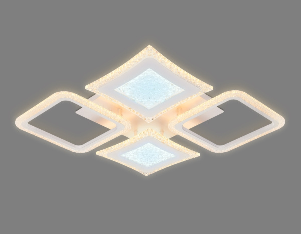 картинка Потолочная люстра светодиодная с пультом регулировкой яркости и цветовой температуры ночным режимом Acrylica Original FA430 от магазина BTSvet