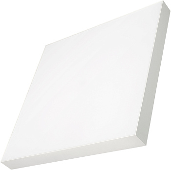 Потолочный светильник LED прямоугольный SP-QUADRO-S600x600-60W Warm3000 (WH, 120 deg, 230V) (Arlight, IP40 Металл, 3 года) 034804