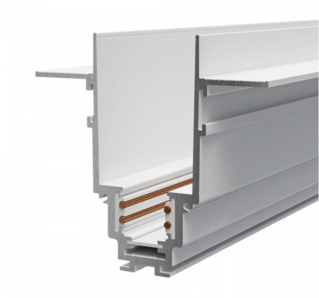 картинка Шинопровод 3м Gravity встраиваемый белый Busbar trunkings Gravity TRX010-423W от магазина BTSvet