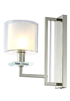 Бра NICOLAS AP1 NICKEL/WHITE