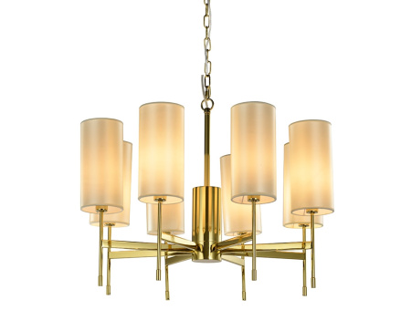 Подвесная люстра 7328/C gold без абажуров