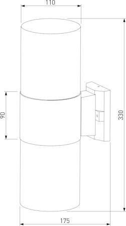 картинка Настенный светильник уличный Roil 35125/D от магазина BTSvet