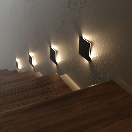 картинка Подсветки для лестниц и ступеней Step MRL LED 1120 MRL LED 1120 черный от магазина BTSvet